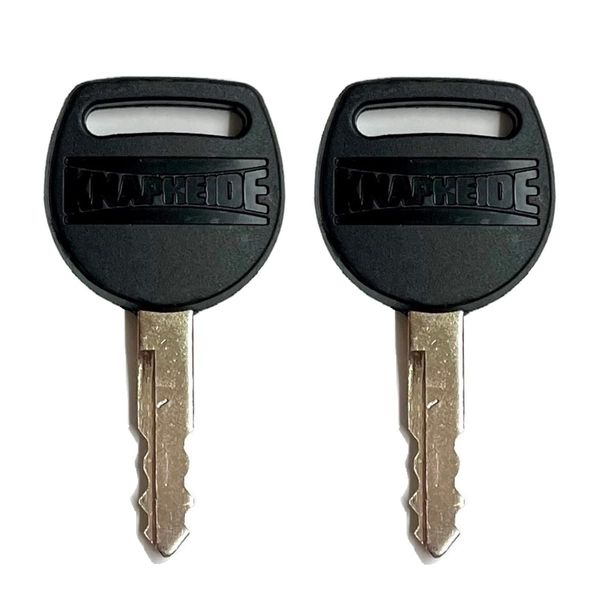 Knapheide 2 Count Replacement Keys for Std Service Body Latches, Key Code 0005, Black, Push Button Actuator, Manual Operation