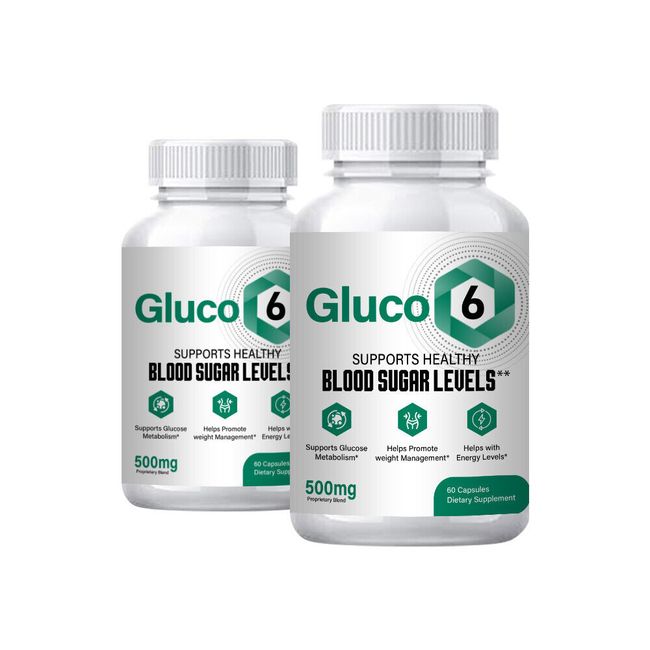 Gluco 6 Capsules - Gluco 6 Advanced Capsules (2 Pack)
