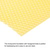 sourcing map 10 Pcs Wax Foundation for Bee Frames, Beehive Foundation Sheets, Bee Honey Sheet Foundation Beekeeping Tool Yellow
