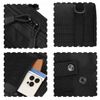 Tactical Molle Admin Pouch Multi-Purpose Laser-Cut Utility Pouch Modular EMT EDC Organizer Tool Pouch Bag (Black)