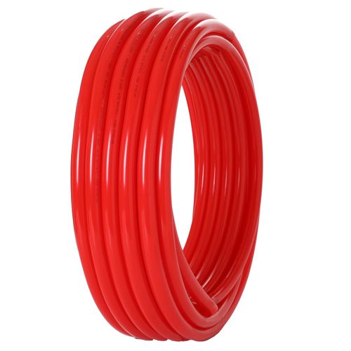 GUOFIS 1 Inch PEX-B Pipe, 1Roll x 100 Feet Length Red PEX Tubing, for Potable Hot/Cold Water Plumbing Application, Non-Oxygen Barrier Piping for Heating, Flexible for Easy Install or Repair(B-5)