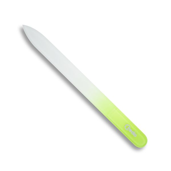 Credo Manicure Glass Nail File 140 mm Pop Art Coloured Green