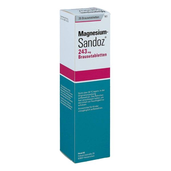 Magnesium-Sandoz 243 mg Brausetabletten, 20 pcs