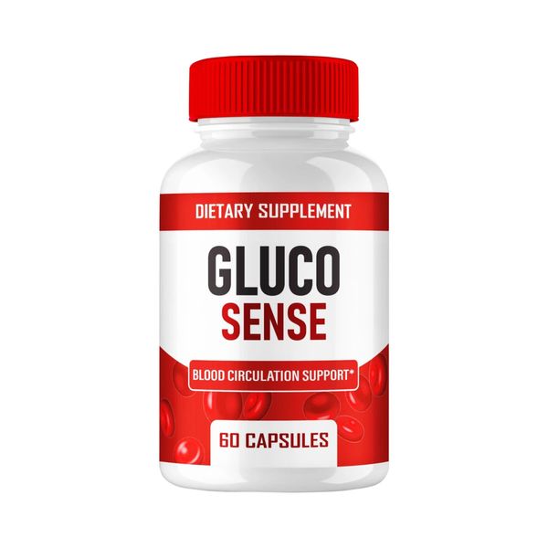 GlucoSense Capsules, Gluco Sense Blood Circulation Support - 60 Capsules