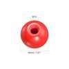 sourcing map 6Pcs Threaded Ball Knobs, M12 Female Thread Thermoset Ball Knob 1.57'' Dia Red Round Operation Ball Handles Embedded Threaded Knob for Machine Handle Tool Replacement