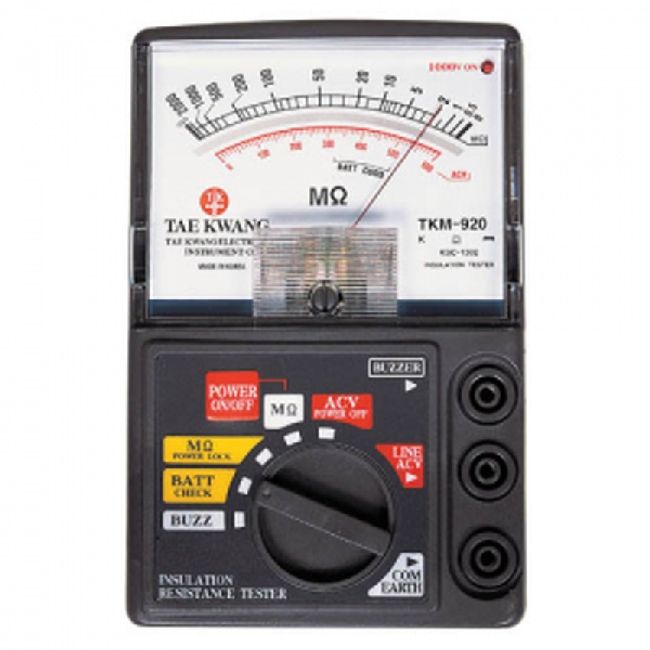 [Deargest]_Taekwang Insulation Tester TKM-910 920 Measuring Instrument Value Analog Tool ★★★★★, ▦▦▦Select→TKM-910