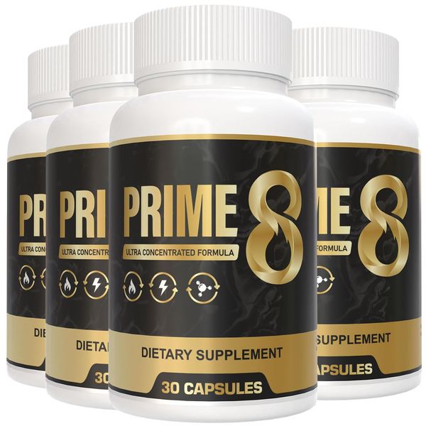 PRIME 8 100% Authentic Original | Prime8 Official Formula (4 Pack) for 120 Days