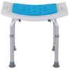Adjustable Aluminum Bath Stool Spa Shower Chair Non-Slip w/ Shower Hole