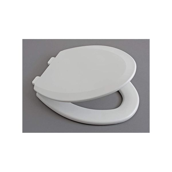 Toilet Seat, Closed Front, 18-29/32 In.