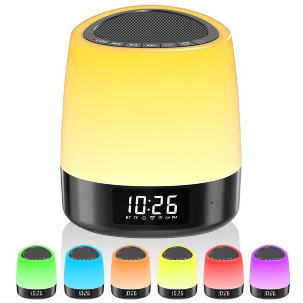 SOMEYOU White Noise Machine Baby, 34 Soothing Sounds, 8 Colors Night Light, Battery Powered Bluetooth Function Sleep Timer, White Noise Sound Machine for Sleeping Adults Kids