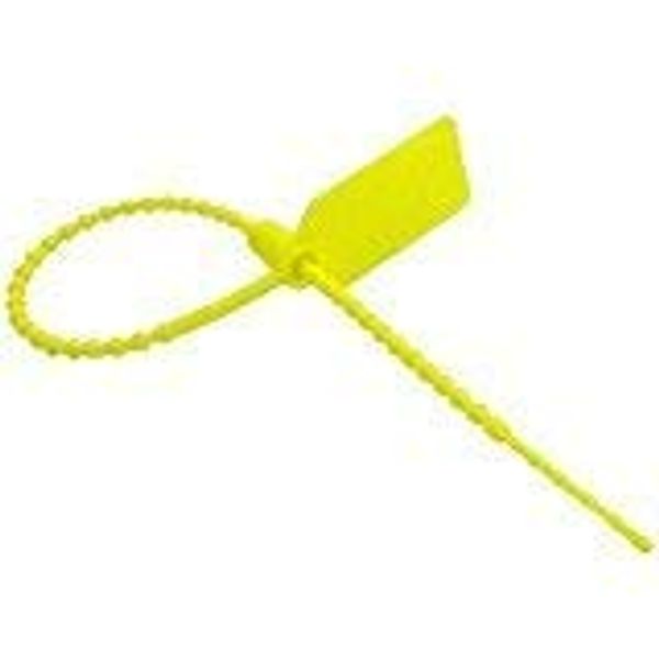 FIRE Extinguisher Security Suitcase TAG Ties Tamper Seals x 25 (Yellow)