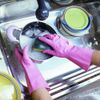 Dunlop Natural Rubber Gloves Medium Thick 3 Pairs Medium