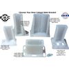 Drawer/Cabinet Slide Track/Socket/Brackets/Choose from Various Sizes/All Hardwar