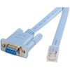 StarTech. com DB9CONCABL6 1.8 m RJ45 to DB9 Cisco Console Management Router Cable – M/F