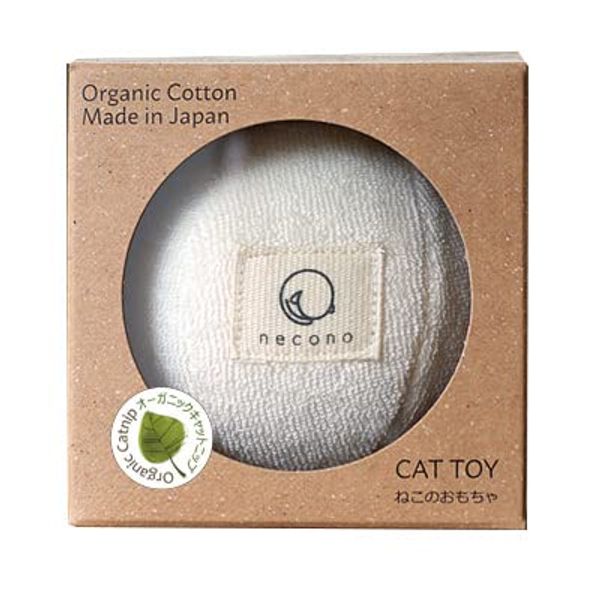 necono Nekono Cat Toy with Catnip Snowball