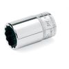Snap-on TMMDS 12 1/4 Insert, 12 Angle, Semi-Deep Socket, 0.5 inch (12 mm)