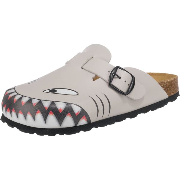 Lico BIOLINE CLOG HAI Jungen Clogs, Grau, 33 EU