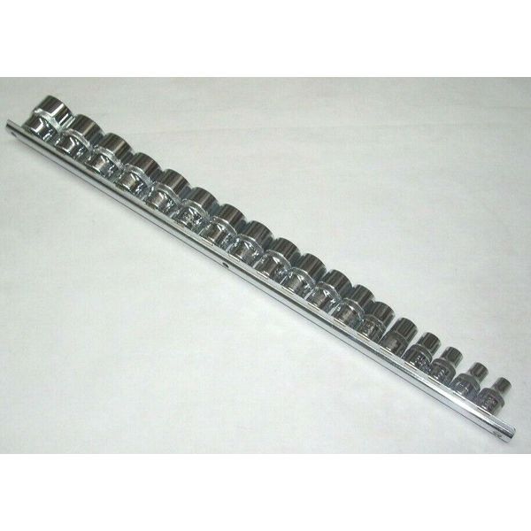T&E Tools M93218 18pc 3/8" Drive Multi-Lock Socket Set Metric Sizes 6-24mm 12pt