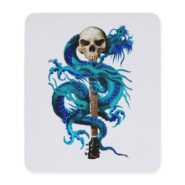 CafePress Blue Dragon Skull Mousepad Non-slip Rubber Gaming Mousepad