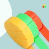 Oostifun 3 Layers Cube Cake Turning Magic Puzzle Cube Toy Stickerless Multicolour