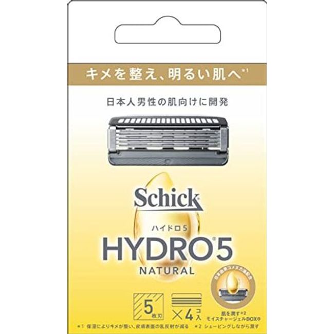 SCHICK Hydro 5 Natural Spare Blades (4 pieces)