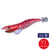 KEYSTONE Lure, Egi Sharp, Red Samurai Color, Red Samurai Red King, No. 3.8 V1