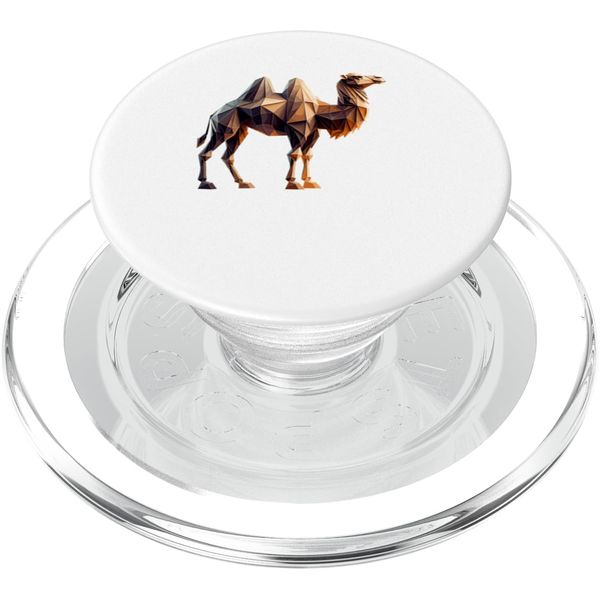 Origami Art Dromedary Camel PopSockets PopGrip for MagSafe