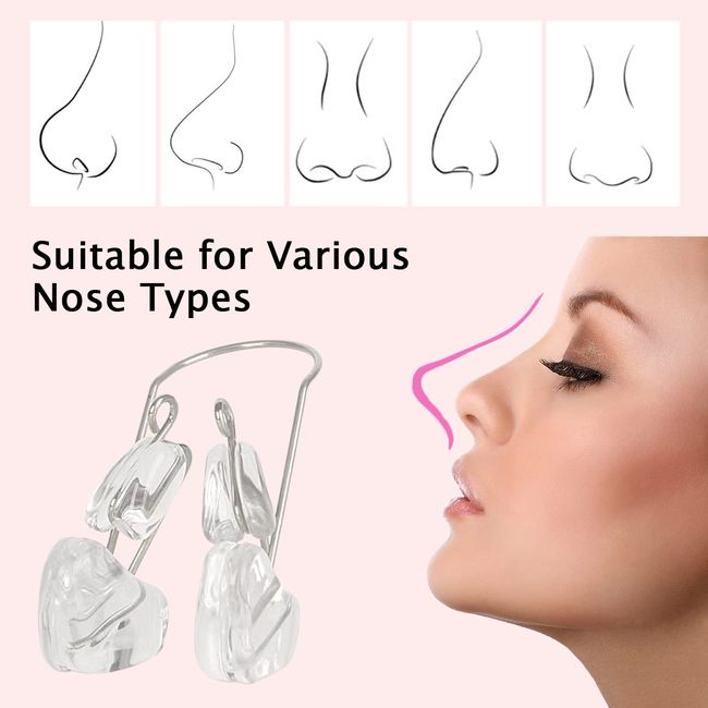 Nose Shaper Clip, Nose Straightener For Wide Noses, Safety Nose