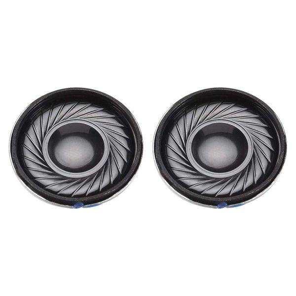 sourcing map 2W 8 Ohm Micro Internal Speaker Magnet Loudspeaker 23mm Dia 2pcs