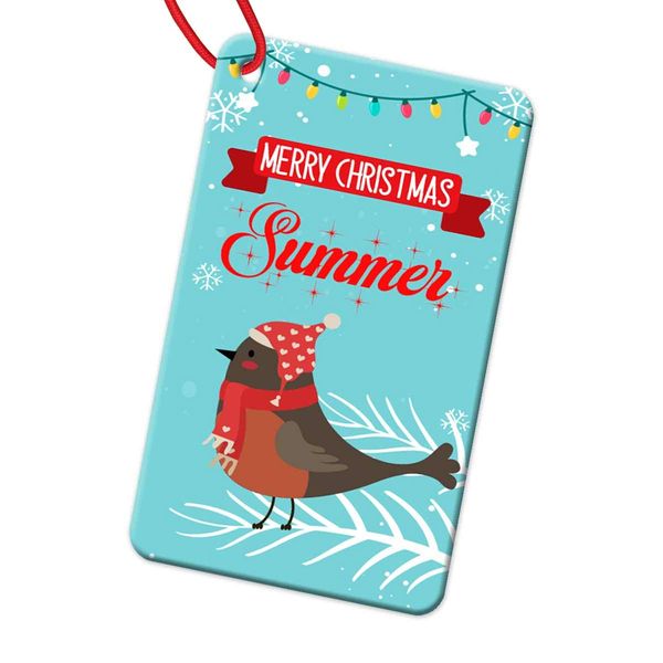 Personalised Any Name Rectangle Christmas Bauble Tree Decoration Gift Present 135