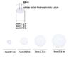Bloomfall Clear Piercing Disc For Piercing Bump,Pressure Silicone Earrings For Keloids Healing Pads Belly Button Piercing Kit Nose Piercing Bump Treatment (5MM 20PCS)
