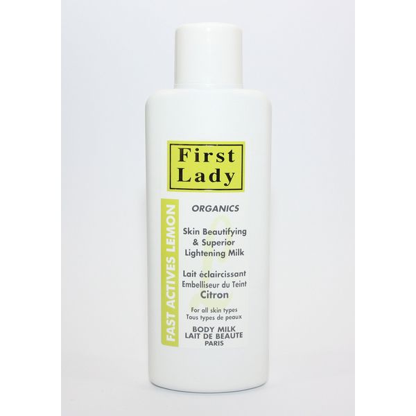 First Lady Organics Lemon Skin Beautifying & Superior Lightening Body Milk 750ml