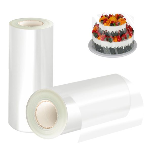 Thickened Cake Edge Film, 10 cm x 10 m Acetate Film, Transparent Acetate Roll, Suitable for Making Cakes, Mousse, Chocolate, etc. (10 cm)