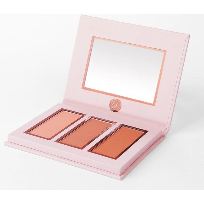 BH Cosmetics Mrs. Bella PEACHY 3 Shade Blush Palette BRAND NEW