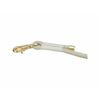 TRIXIE 1984119 V-Leine Soft Rope, M-L, 2 m/10 mm, Light Grey - Adjustable Dog Lead for Medium and Large Dogs Made of Woven Rope, 3-Way Adjustable Length