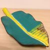 bali banana leaf shaped wooden plate
