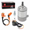 Starter Motor & Relay Ignition Coi Spark Plug Compatible with Honda Recon 250...