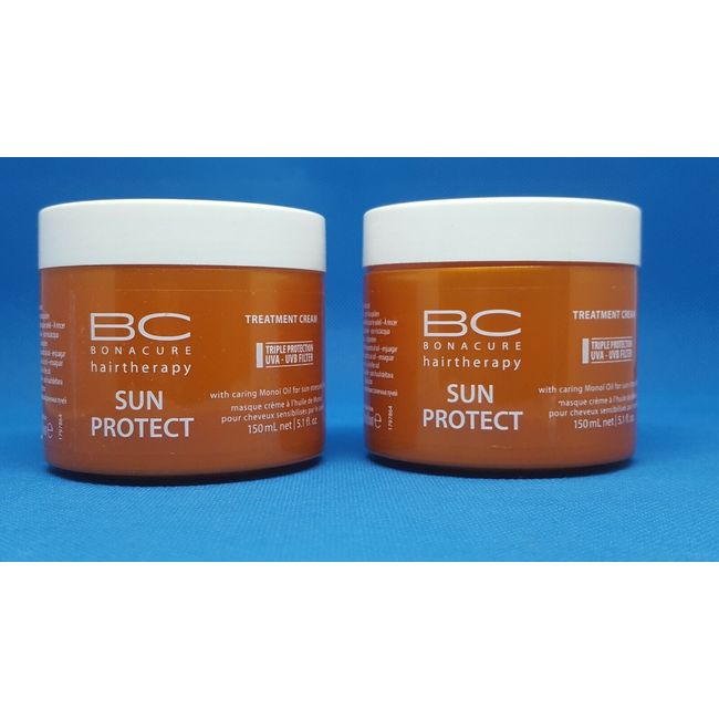 Schwarzkopf BC Bonacure Hairtherapy Sun Protect Treatment Cream 5.1oz (LOT OF 2)