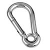 10mm Snap Hook with Eyelet - A4 (Marine Grade) Stainless - 2 Pack