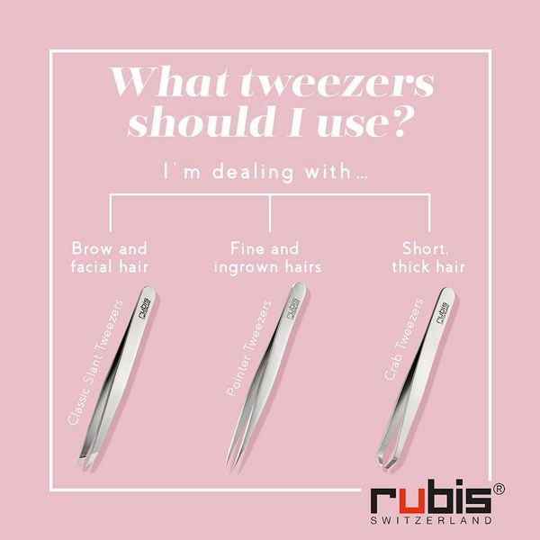 Rubis Tweezer Universal, Swiss Cross 1K301