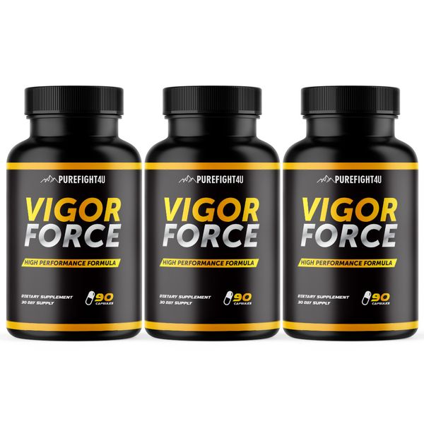 Vigor Force Advanced Male Performance Booster Formula Supplement 90 Caps 3 Pack