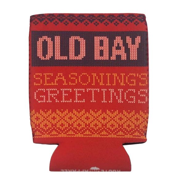 Seasoning Greetings (Red) / Can Cooler - 10/$6 Each / Red