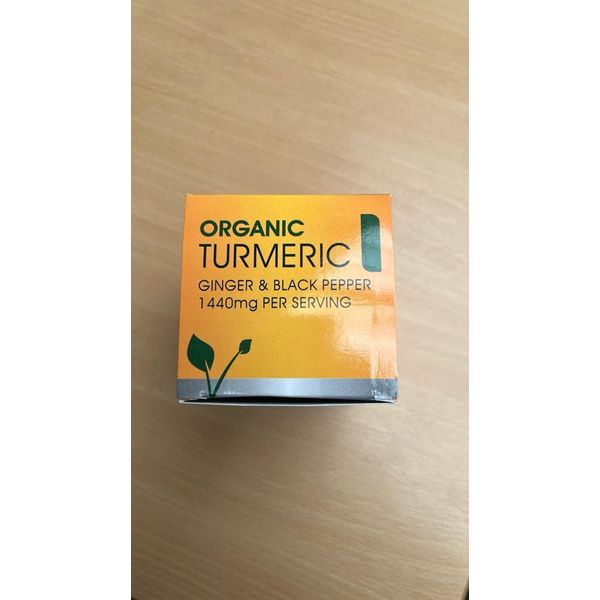 Value Pack Organic Turmeric 1440mg (High Strength) with Organic Black Pepper 20mg & Organic Ginger 80mg - 180 Vegan Turmeric Capsules (3 Month Supply)