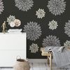 Stencil Revolution Dahlia Floral Pattern Wall Stencil - Large Format 36"x24" - DIY Wallpaper Alternative