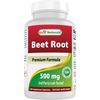 Best Naturals Beet Root Powder 500 Mg Capsules, 180 Count