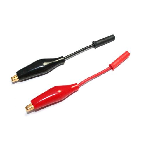 Gold Plated Croc Clips for Peak LCR Meter
