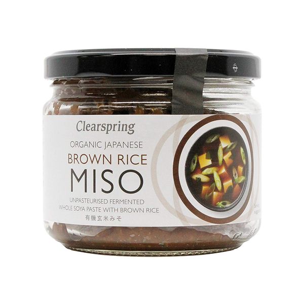 Clearspring Unpasteurised Organic Japanese Brown Rice Miso Paste 300g