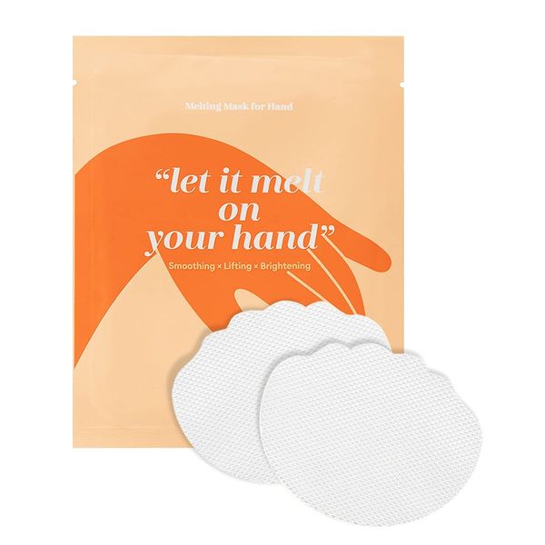 Let It Melt On Your Hand Brighten Sooth Hydrate Mask For Hands 8 Pack-16 Sheets