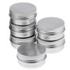 HappyHome Small Divided Cream Case, Aluminum Cans, 6 Pieces, Cosmetics, Nail Parts, Portable, Refill Containers (1.1 oz (30 g) (30 ml) x 6 Pieces)