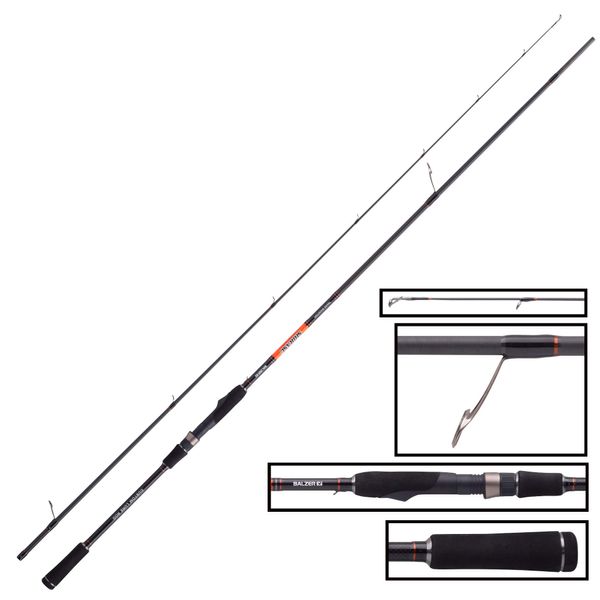 Balzer Shirasu Texas Shooter 2,52m 7-31g - Spinnrute für Texas & Carolina Rigs, Angelrute für Gummifische & Jigs, Zanderrute